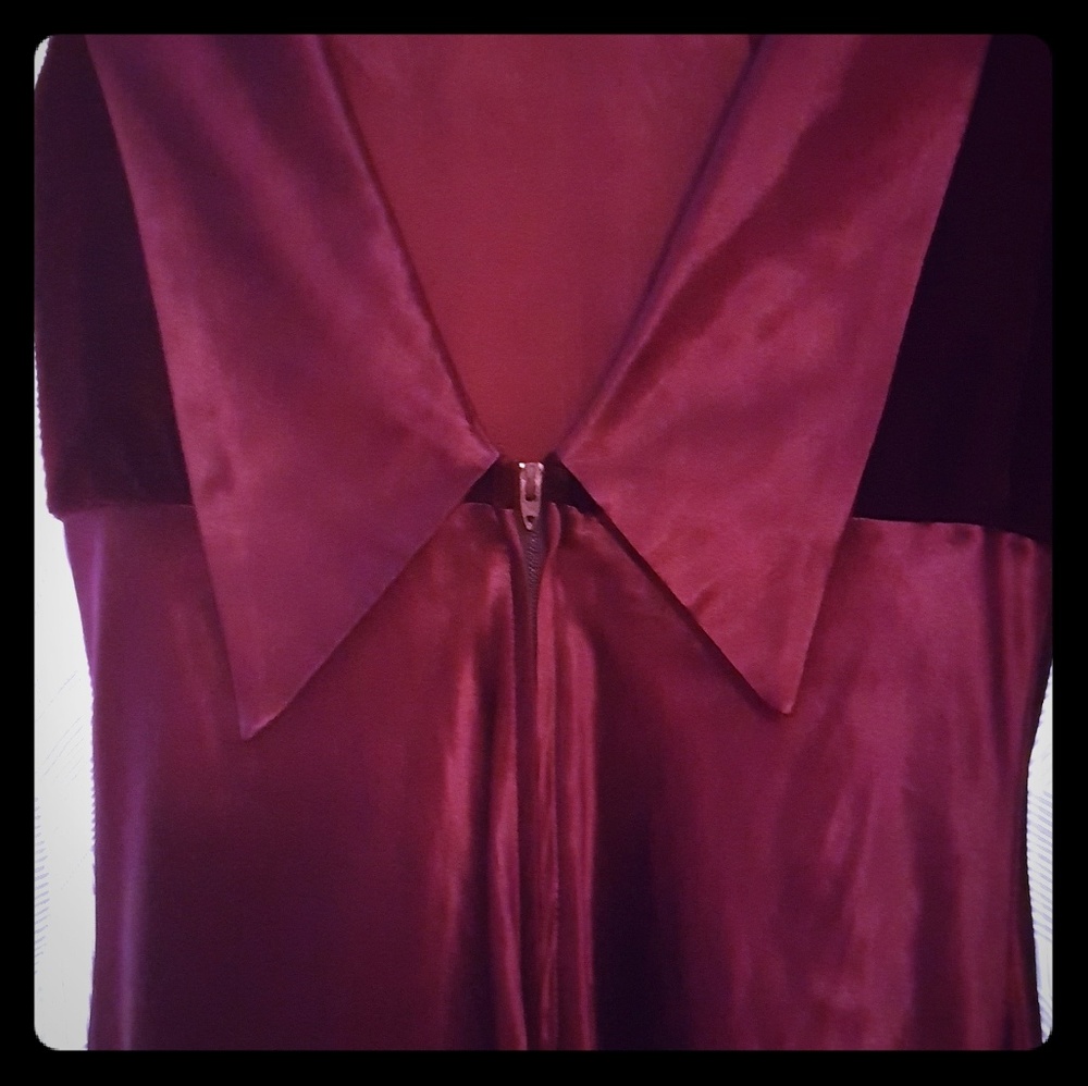 Burgundy/Wine Blondie & Me Evening Gown